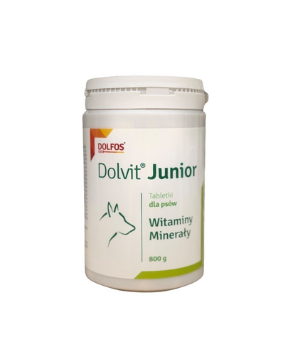 DOLFOS Dolvit Junior 800g (510 tabletta) Az Egészséges Növekedésért Kölyökkutyáknak