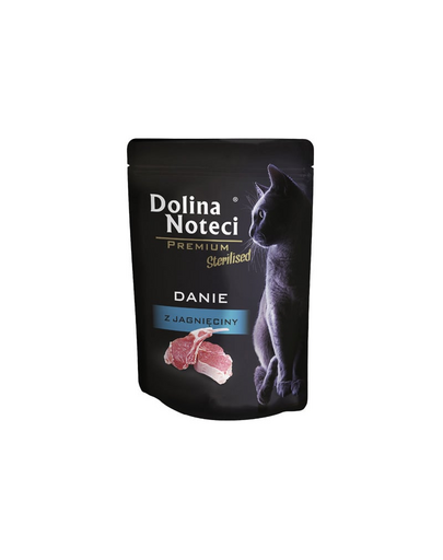 DOLINA NOTECI Premium Sterilised danie z jagnięciny 85 g mokra karma dla kota sterylizowanego