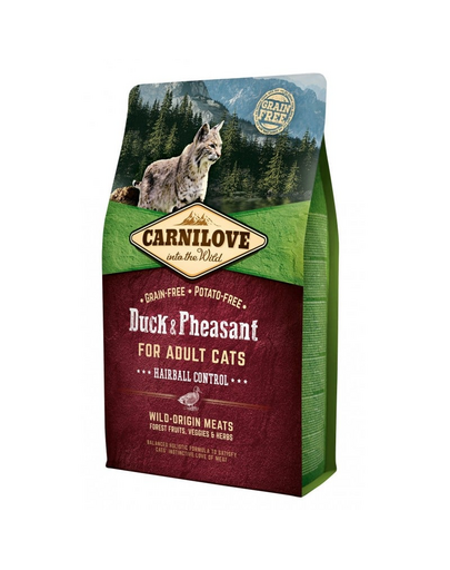 Adult Hairball control kaczka i bażant 6 kg