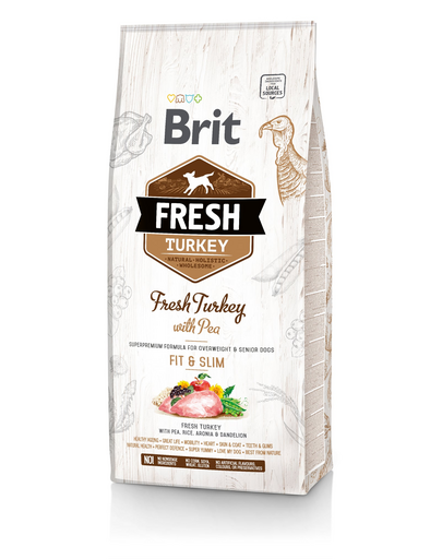 Fresh turkey with pea light fit & slim 12 kg