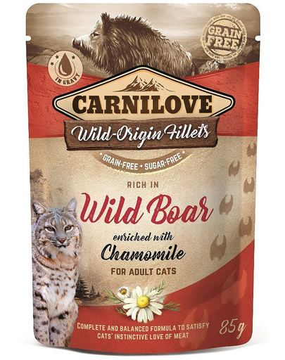 Wild Boar & Chamomile 24 x 85g mokra karma dla kota dzik i rumianek