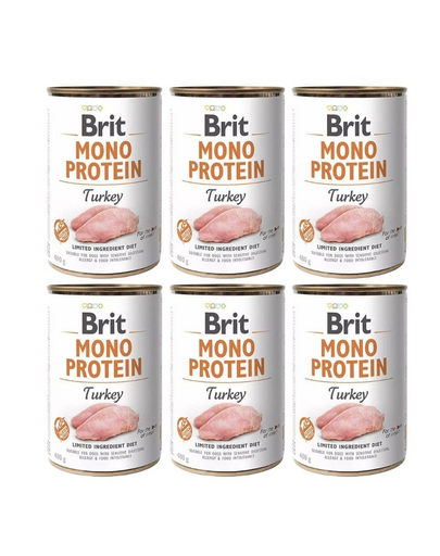 BRIT Mono Protein Turkey 6x400 g monoproteinowa karma indyk