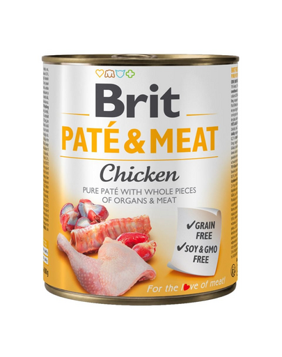 Pate&Meat chicken 800 g pasztet z kurczakiem dla psa