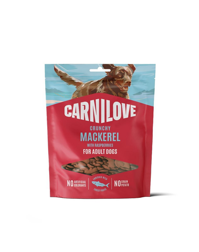 CARNILOVE Dog Crunchy Snack Mackerel 200g chrupiące przysmaki z makrelą dla dorosłych psów