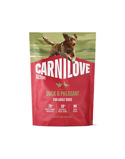 CARNILOVE Active Dog Duck and Pheasant Adult 1,5 kg kaczka i bażant, dla dorosłych psów