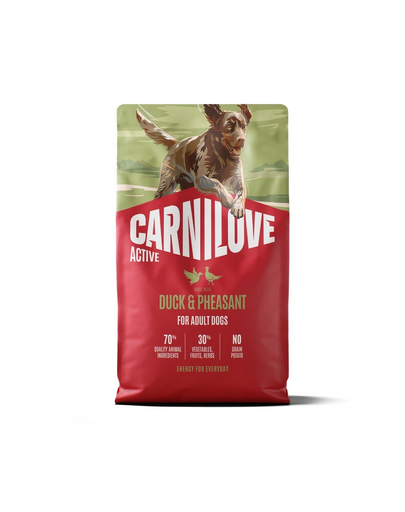 CARNILOVE Active Dog Duck and Pheasant Adult 4 kg kaczka i bażant, dla dorosłych psów