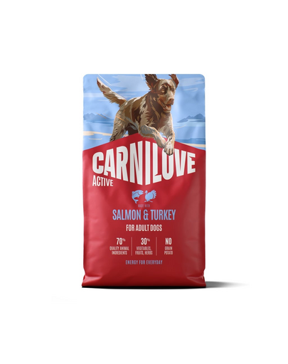 CARNILOVE Active Dog Salmon and Turkey Adult 4 kg łosoś i indyk, dla dorosłych psów