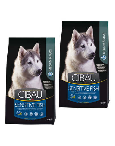 CIBAU Sensitive Adult Medium/Maxi 2 x 12kg+2kg