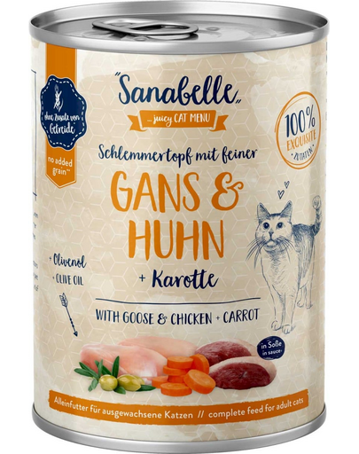Gęś & Kurczak 380 g mokra karma dla dorosłych kotów
