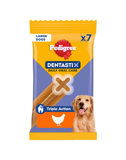 DentaStix (duże rasy) przysmak dentystyczny dla psów 7 szt. - 270g