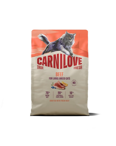 CARNILOVE True Fresh Cat Beef Adult Large 2 kg wołowina, dla kotów dużych ras