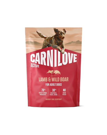 CARNILOVE Active Dog Lamb and Wild Boar Adult 1,5 kg jagnięcina i dzik, dla dorosłych psów