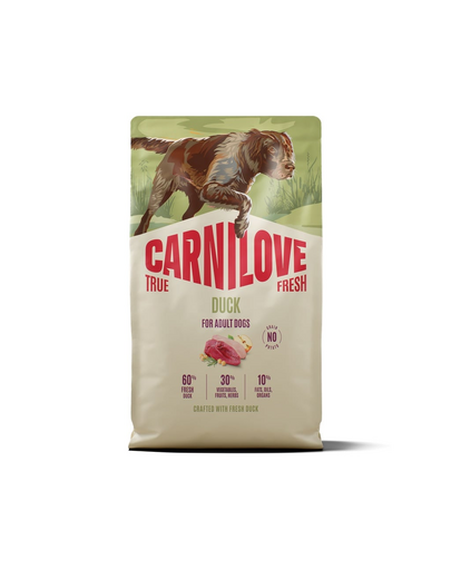 CARNILOVE True Fresh Dog Duck Adult 4 kg sucha karma ze świeżą kaczką dla dorosłych psów