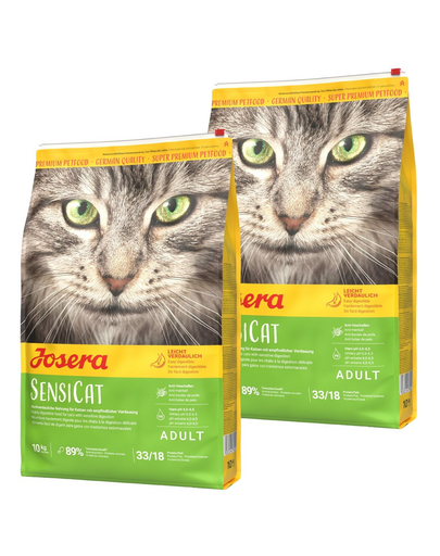 JOSERA SensiCat dla wrażliwych kotów 20 kg (2 x 10 kg)