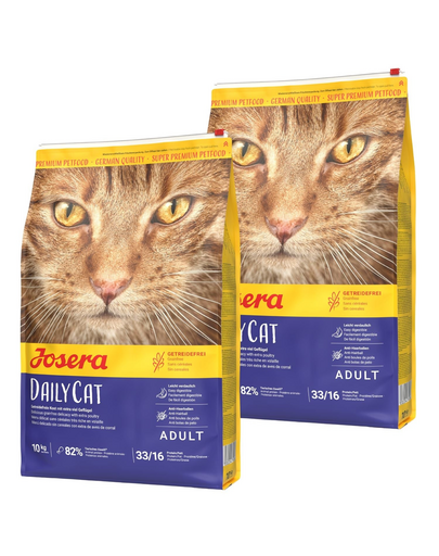 JOSERA Daily Cat 20 kg (2 x 10 kg) bezzbożowa karma dla dorosłych kotów