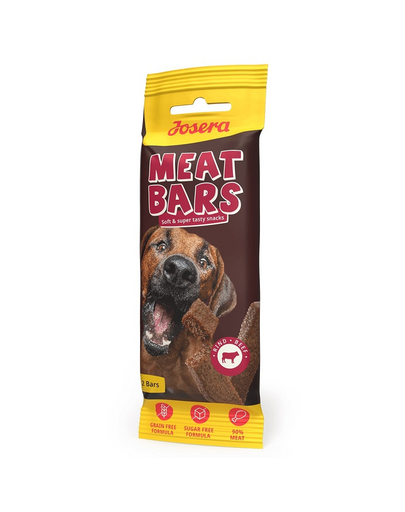 JOSERA Meat Bars Beef szárított marhahúsos jutalomfalatok 12x40g