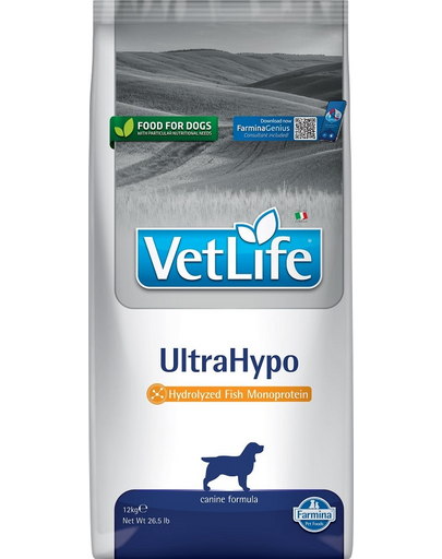 Vet Life Ultrahypo Dog 12 kg