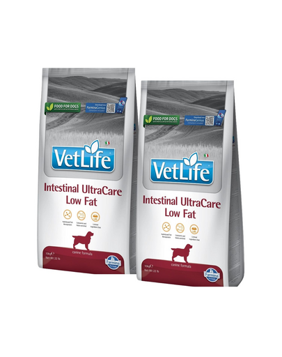 FARMINA Vet Life Dog Intestinal Ultra Care Low Fat 2x10 kg diétás kutyatáp