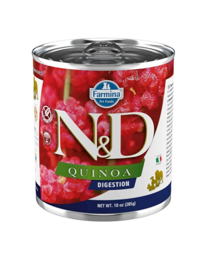 N&D Quinoa Digestion Dog 285 g jagnięcina dla psów z zaburzeniami trawienia