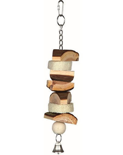 TRIXIE Natural living toy with luffa-bell
