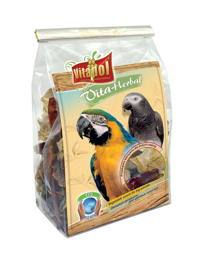 VITAPOL Zöldséges snack nagy papagájoknak 50 g