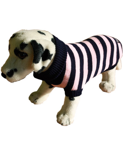 AMIPLAY Pulóver kutyáknak 54 cm fekete - rózsaszín