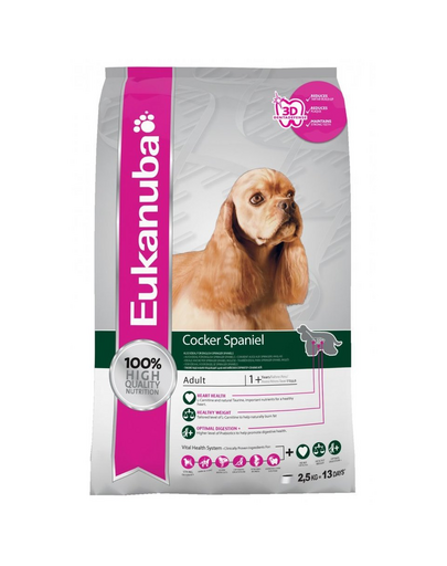 EUKANUBA Breed nutrition cocker spaniel 2,5 kg