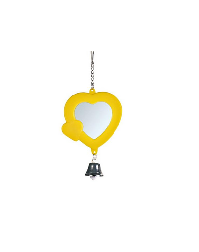 TRIXIE Tükör-szívecske csengővel