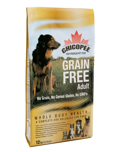 CHICOPEE Száraz táp kutyának adult no grain (grain free) 15 kg