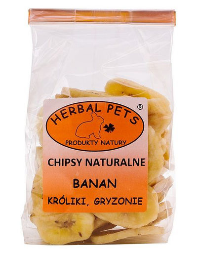 HERBAL PETS Banán chips 75 g
