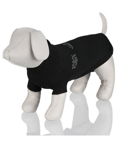 TRIXIE Pulóver kutyáknak kingston' fekete x s 25cm