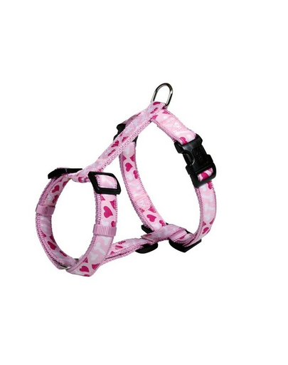TRIXIE Hám Modern Art Heart XS  25–35 cm-10 mm