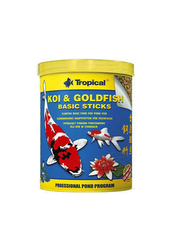 TROPICAL Eledel Koi and  Goldfish basic sticks 1000 ml- 90 g