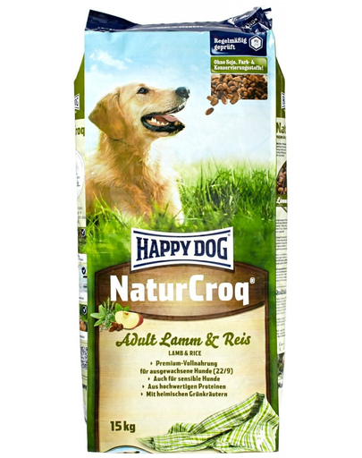 HAPPY DOG NaturCroq Lamm & Reis 15 kg
