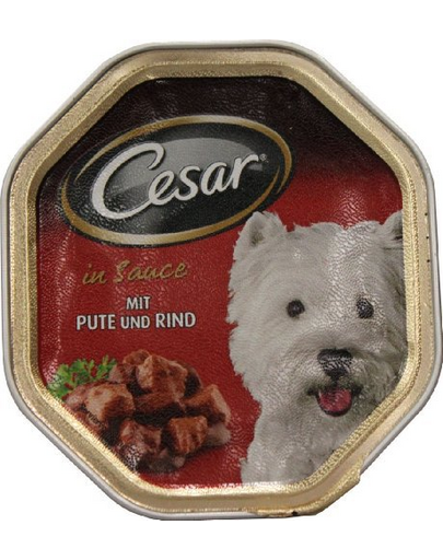 CESAR Pulykával és marhahússal mártásban 0,15 kg