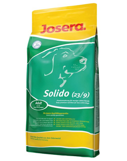 JOSERA Dog Solido 15 kg alacsony aktivitású kutyáknak