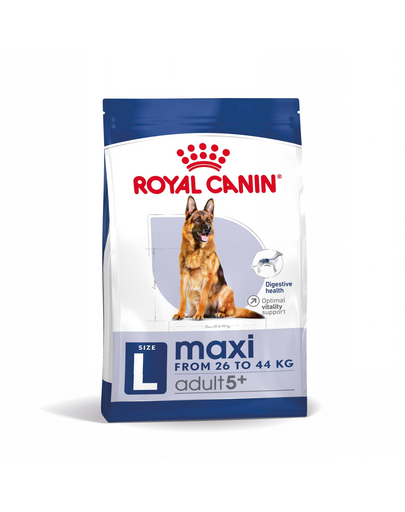 ROYAL CANIN Maxi Adult 5+  szárazeledel idős kutyáknak, 5-8 éves korig, nagytestű fajtáknak 15 kg