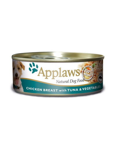 APPLAWS Konzerv kutyáknak, csirke tonhal zöldség  156 g
