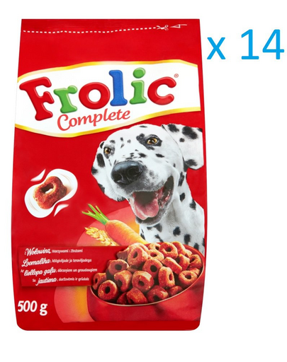 FROLIC marhahús és zöldség  és gabonafélék 05 kg x14