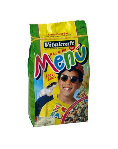 VITAKRAFT prémium menu táp patkánynak asb 1 kg