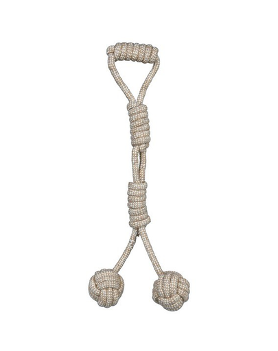 TRIXIE Kötél  2 fonott labdával "Denta Fun", átmérő 8 cm-54cm