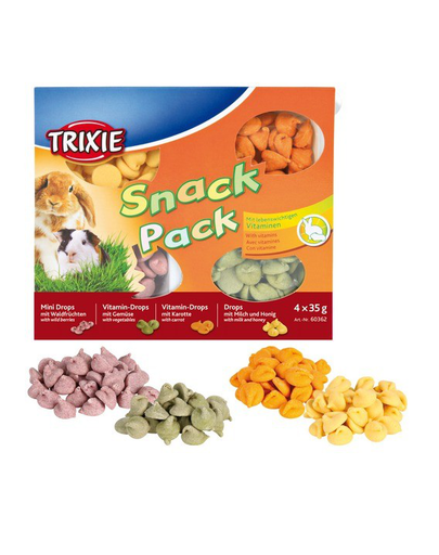 TRIXIE Snack készlet kicsi állatoknak, 35 g