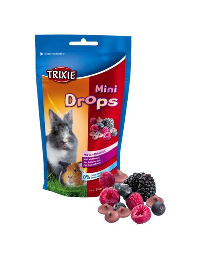 TRIXIE Drops rágcsálóknak, áfonyás -75 g