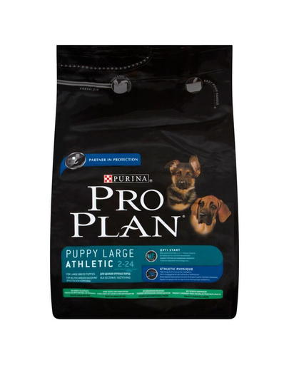 PURINA Pro Plan Puppy Large Breed Athletic bárány-rizs 3 kg