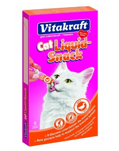 VITAKRAFT Cat Liquid Snack 6db kacsa