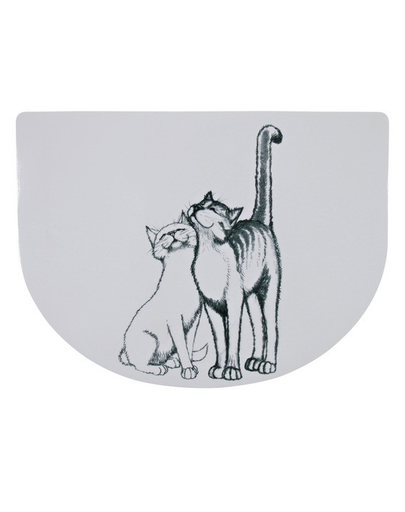 TRIXIE Tálka alátét `Pussy Cat` 40x30 cm félkör