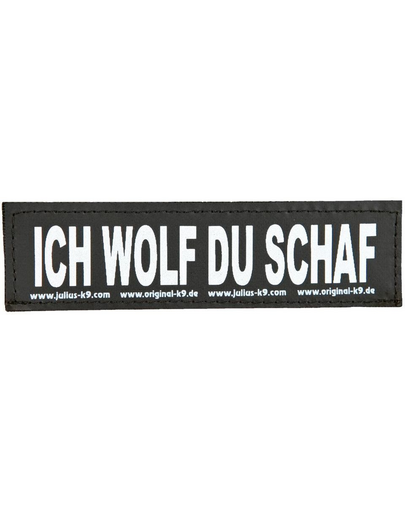 TRIXIE Julius-K9 velcro stickers l ich wolf du schaf