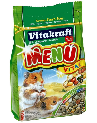 VITAKRAFT Menu táp törpehörcsögnek asb 0,4 kg