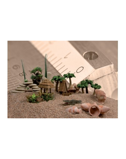 ZOLUX Dísz felfújható bambuszcsónak, miniatűr