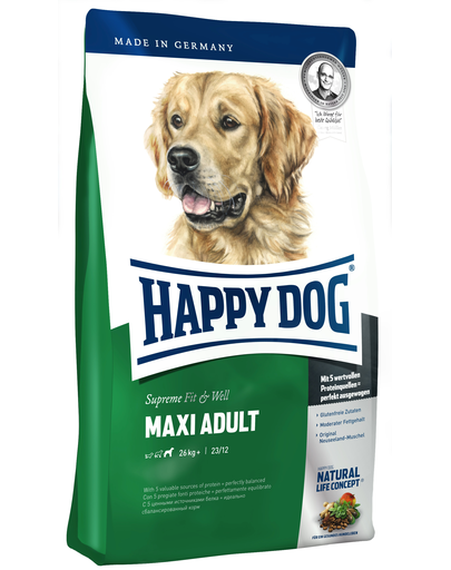 HAPPY DOG Fit & Well Adult Maxi 4 kg